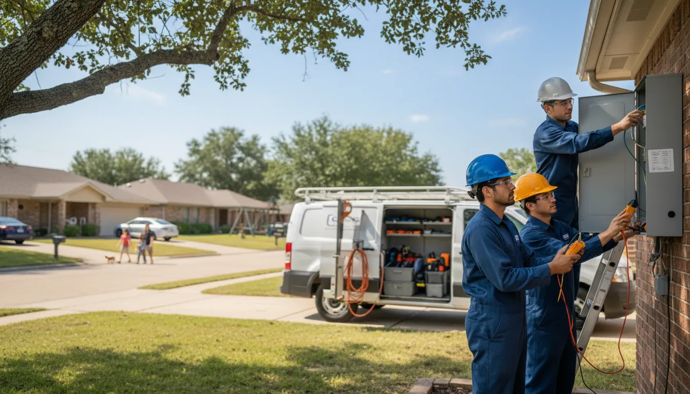 Certified electrician providing emergency electrical services in Toomsboro, GA